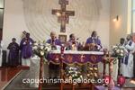 Funeral Ceremony of Fr Stanley Coelho OFM Cap (85 Years) St. Fidelis Friary, Farangipet